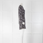 Maje Black And White Star Dress