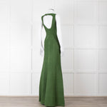 Herve Leger Green Bandage Gown with Keyhole Chest