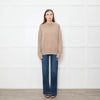 Van Kukil Oatmeal Wide Rib Roundneck Jumper