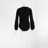 Etoile By Isabel Marant Black Long Sleeve Button Front Top