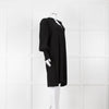 By Malene Birger Black Dress with Smocked Cuffs