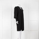 By Malene Birger Black Dress with Smocked Cuffs