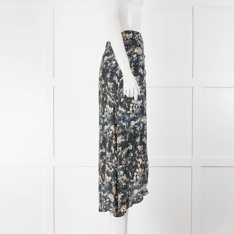 Berenice Green Floral Skirt