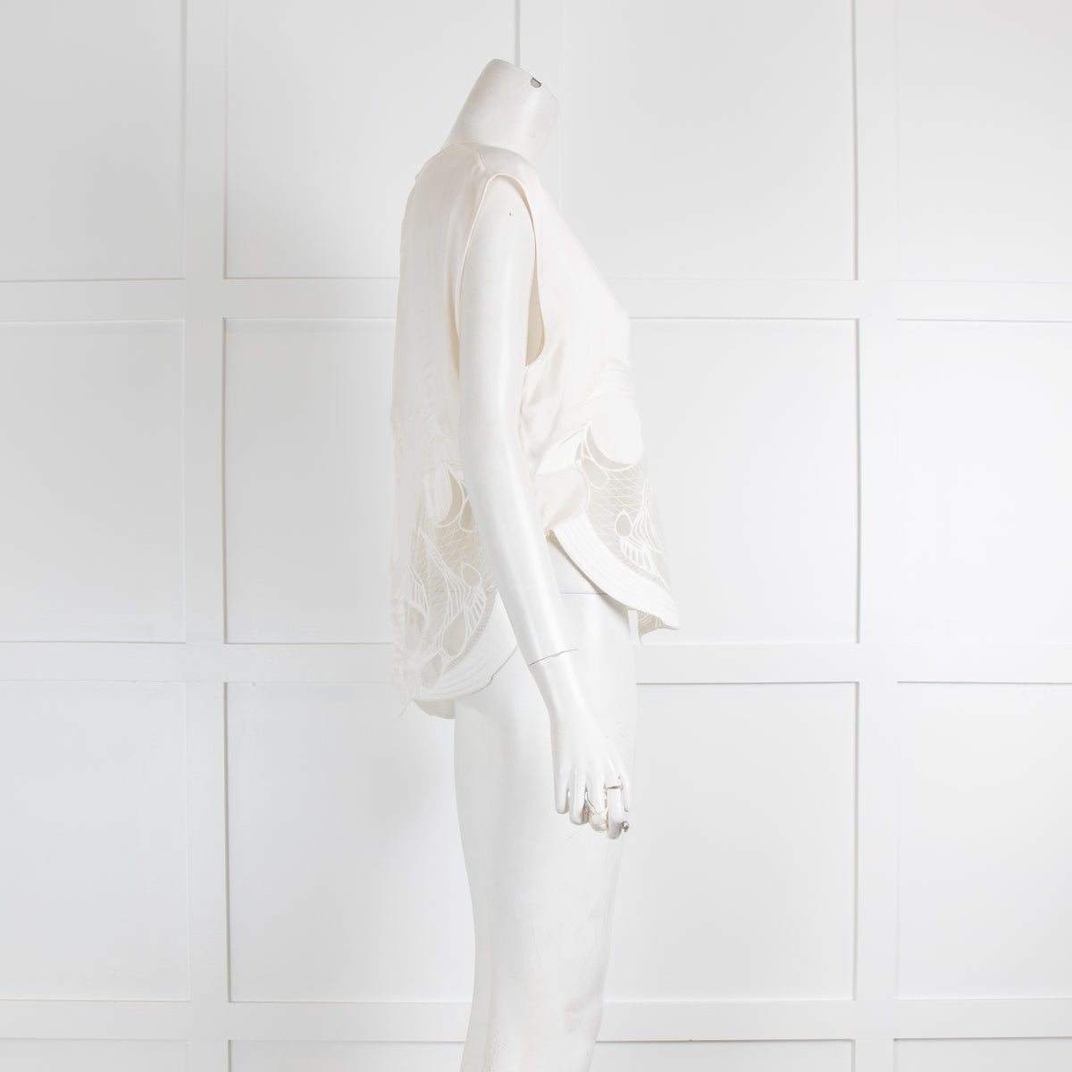IRO Silk Vest with Embroidered Hem