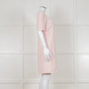 D Exterior Pink Dress With Yellow Pleated Insert