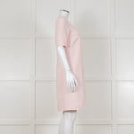 D Exterior Pink Dress With Yellow Pleated Insert
