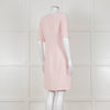 D Exterior Pink Dress With Yellow Pleated Insert