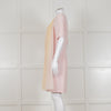 D Exterior Pink Dress With Yellow Pleated Insert