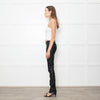 Saint Laurent Black Stretchy Leather Trousers