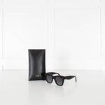 Celine black Acetate Wayfarer Style Sunglasses