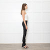 Saint Laurent Black Stretchy Leather Trousers