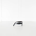 Celine black Acetate Wayfarer Style Sunglasses