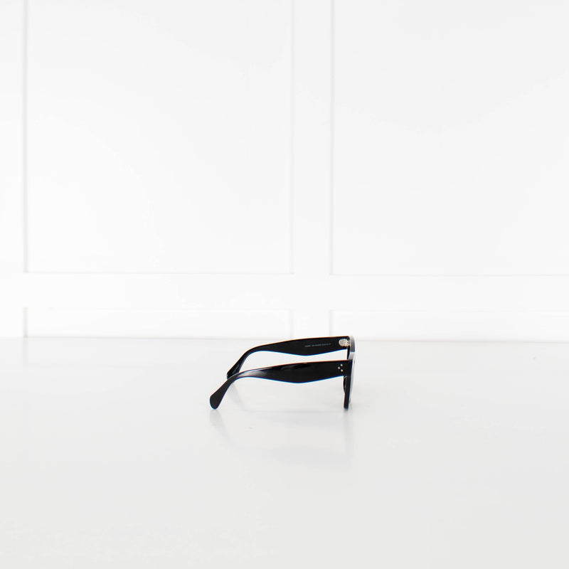 Celine black Acetate Wayfarer Style Sunglasses