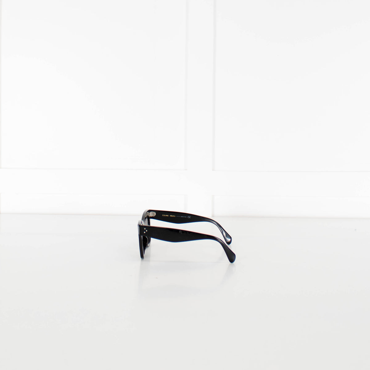 Celine black Acetate Wayfarer Style Sunglasses