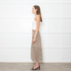 Theory Mushroom Tone Suede Aline Skirt