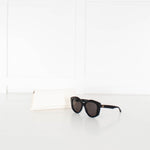 Balenciaga Black Acetate Cat Eye Sunglasses