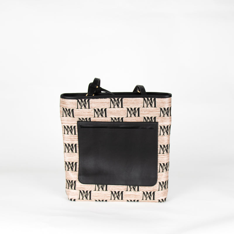 Max Mara Easy Logo Patterned Shoulder Bag