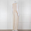 120% Lino Cream Gold Linen Trousers