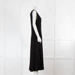 Paul Smith Black Dress With Lace Neckline And Trim