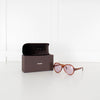Tom Ford Brown Aviator Style Sunglasses With Purple Lens