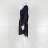 Philosophy Navy Viscose Collarless Mini Tunic Dress