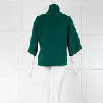 Odeeh Emerald Green Ribbed Rollneck Jumper
