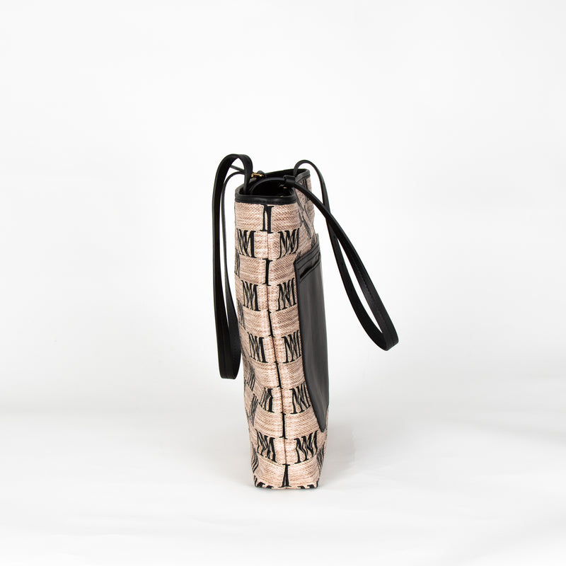 Max Mara Easy Logo Patterned Shoulder Bag