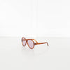 Tom Ford Brown Aviator Style Sunglasses With Purple Lens