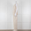 120% Lino Cream Gold Linen Trousers