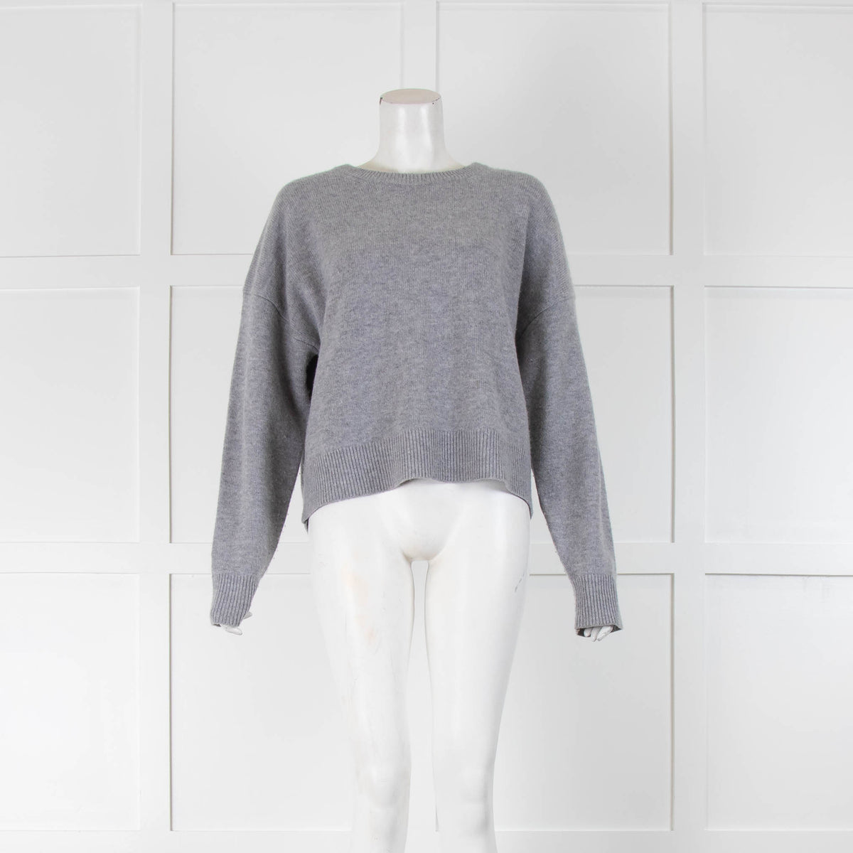 Dorothee Schumacher Grey Wool Round Neck Jumper