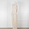 120% Lino Cream Gold Linen Trousers