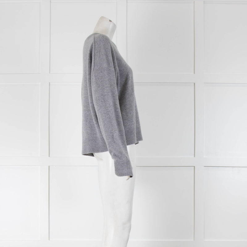 Dorothee Schumacher Grey Wool Round Neck Jumper