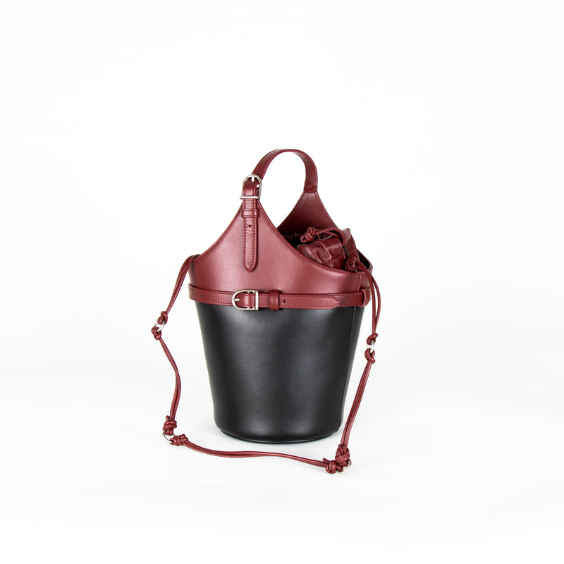 Durazzi Milano Two-Tone Bucket Bag