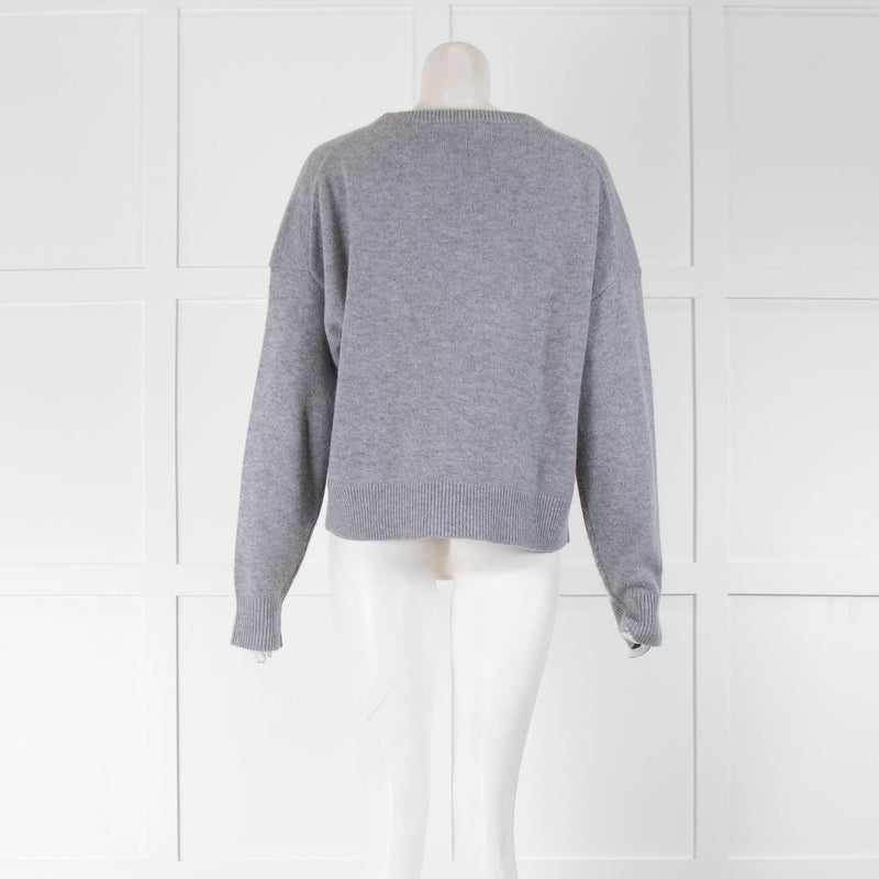 Dorothee Schumacher Grey Wool Round Neck Jumper