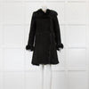 Joseph Black Shearling Coat
