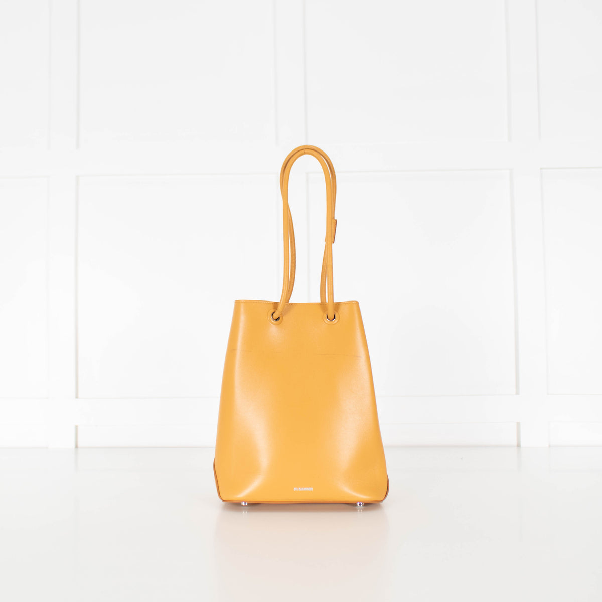 Jil Sander Yellow J-Shopper Tote