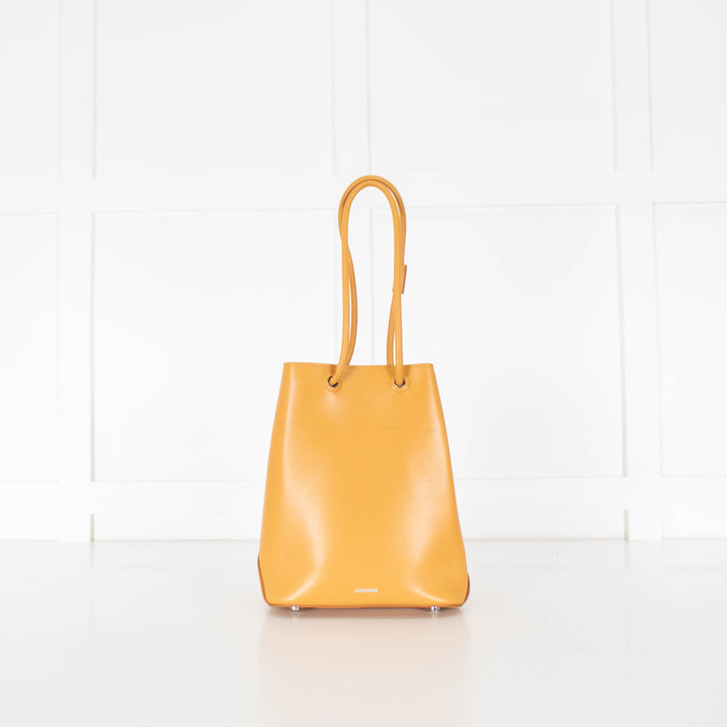 Jil Sander Yellow J-Shopper Tote