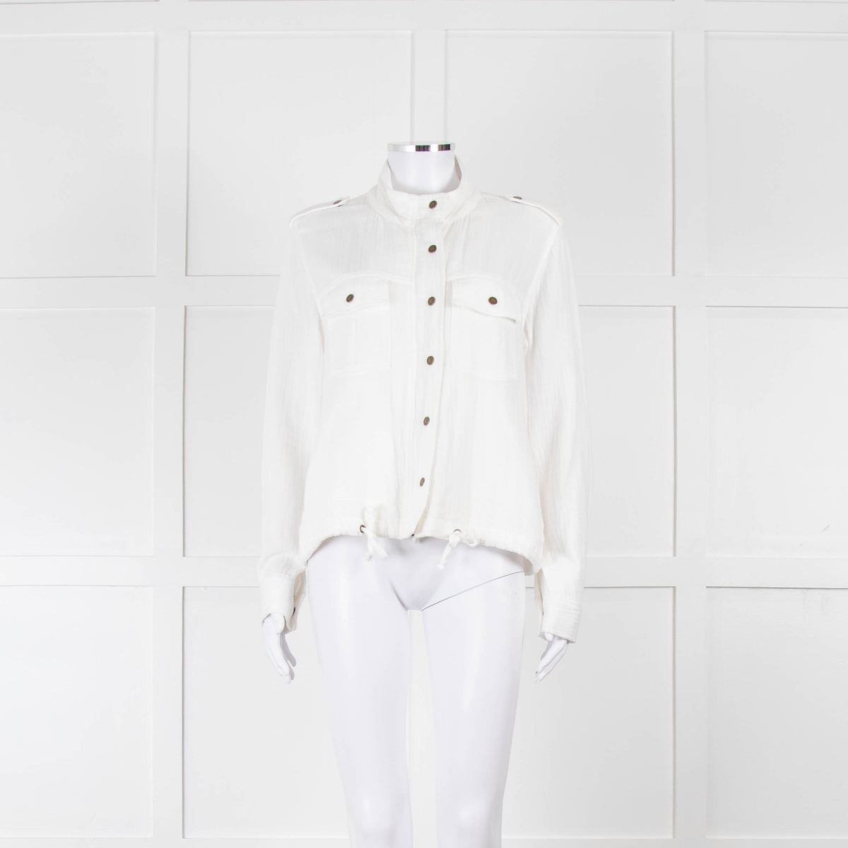 Rails Cream Cotton Cheesecloth Jacket