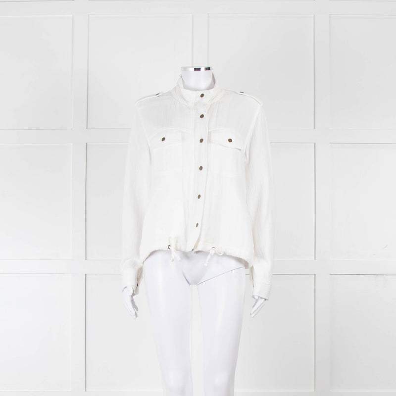 Rails Cream Cotton Cheesecloth Jacket