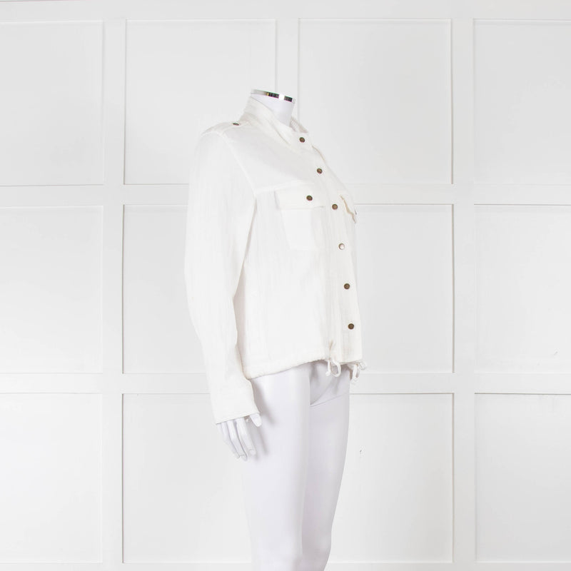 Rails Cream Cotton Cheesecloth Jacket