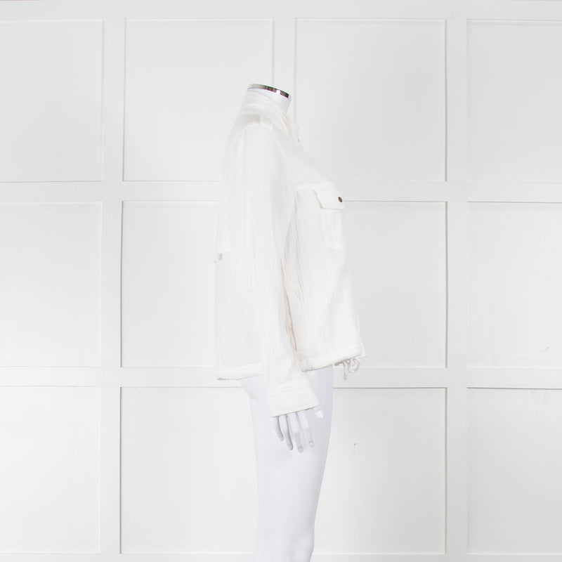Rails Cream Cotton Cheesecloth Jacket