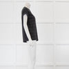 Brunello Cucinelli Grey T Shirt With Check Bead Detail