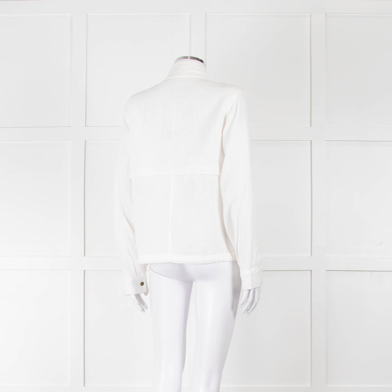 Rails Cream Cotton Cheesecloth Jacket