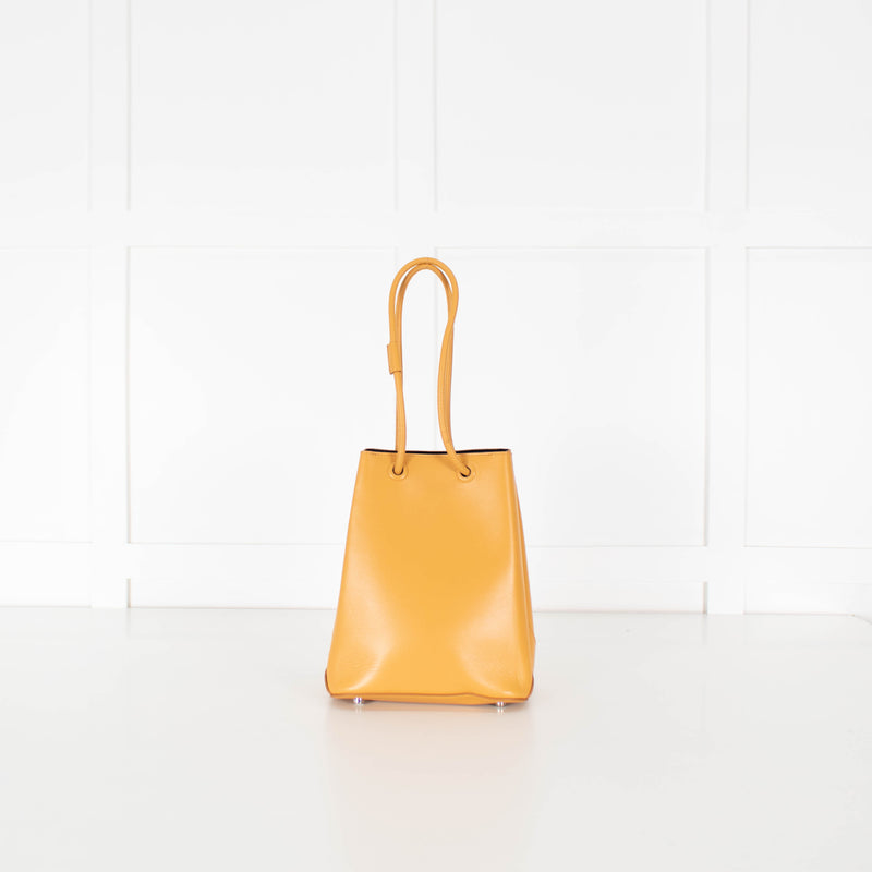 Jil Sander Yellow J-Shopper Tote