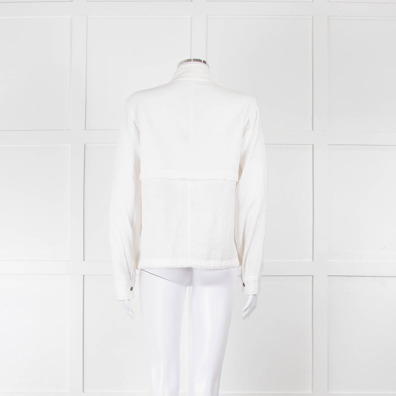 Rails Cream Cotton Cheesecloth Jacket