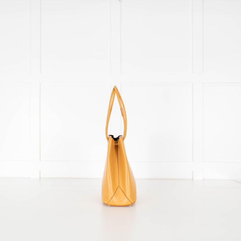 Jil Sander Yellow J-Shopper Tote