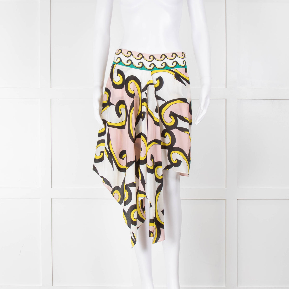 Diane Von Furstenberg Pattern Silk Shorts
