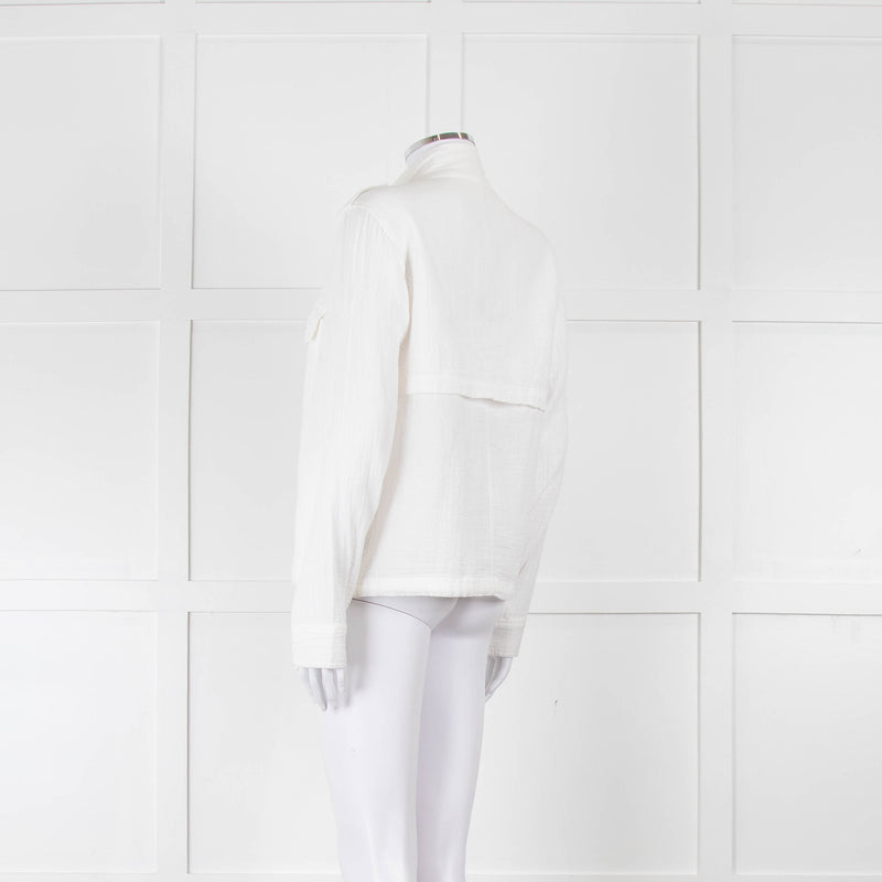 Rails Cream Cotton Cheesecloth Jacket