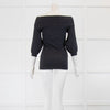 Brunello Cucinelli Grey Off Shoulder TShirt