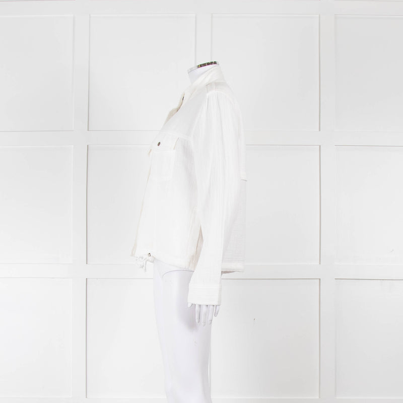 Rails Cream Cotton Cheesecloth Jacket